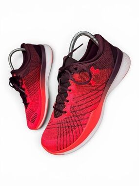 Under Armour Threadborne Push TR Running‎ Shoes Womens 8 Pink Red Training